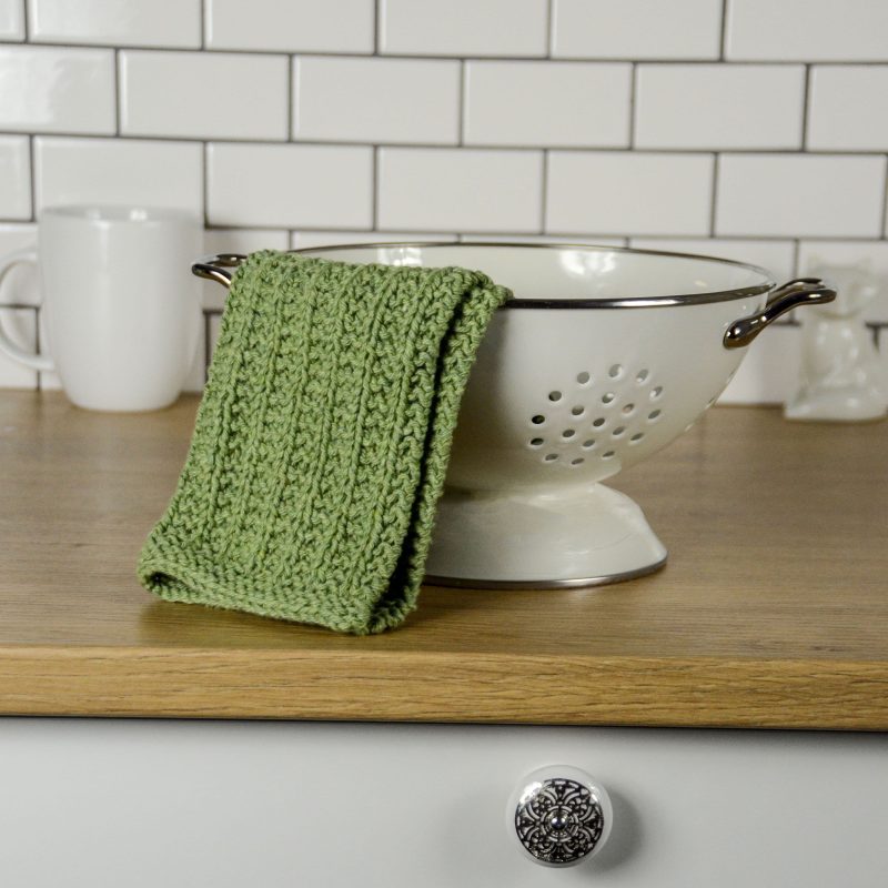 HomeCotton GarterRibKnitWashcloth